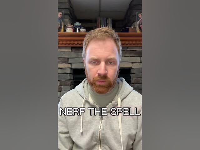 Video thumbnail for The ability to nerf suggestion in #dnd does not mean that it’s not a problem