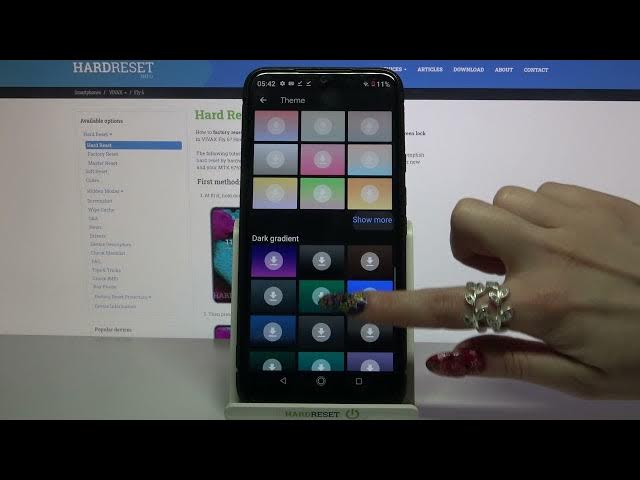 Video thumbnail for How to Choose Keyboard Theme on VIVAX Fly 6 – Keyboard Settings