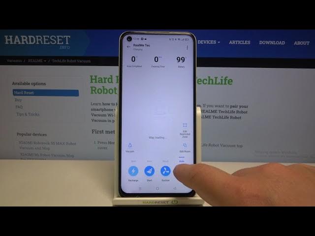 Video thumbnail for How to Find Lost REALME TechLife Robot Vacuum with Smartphone and realme LINK app - Play Loud Sound