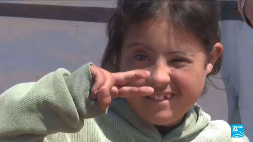 Video thumbnail for Gaza children with Down syndrome are still reckoning with the devastation of the war