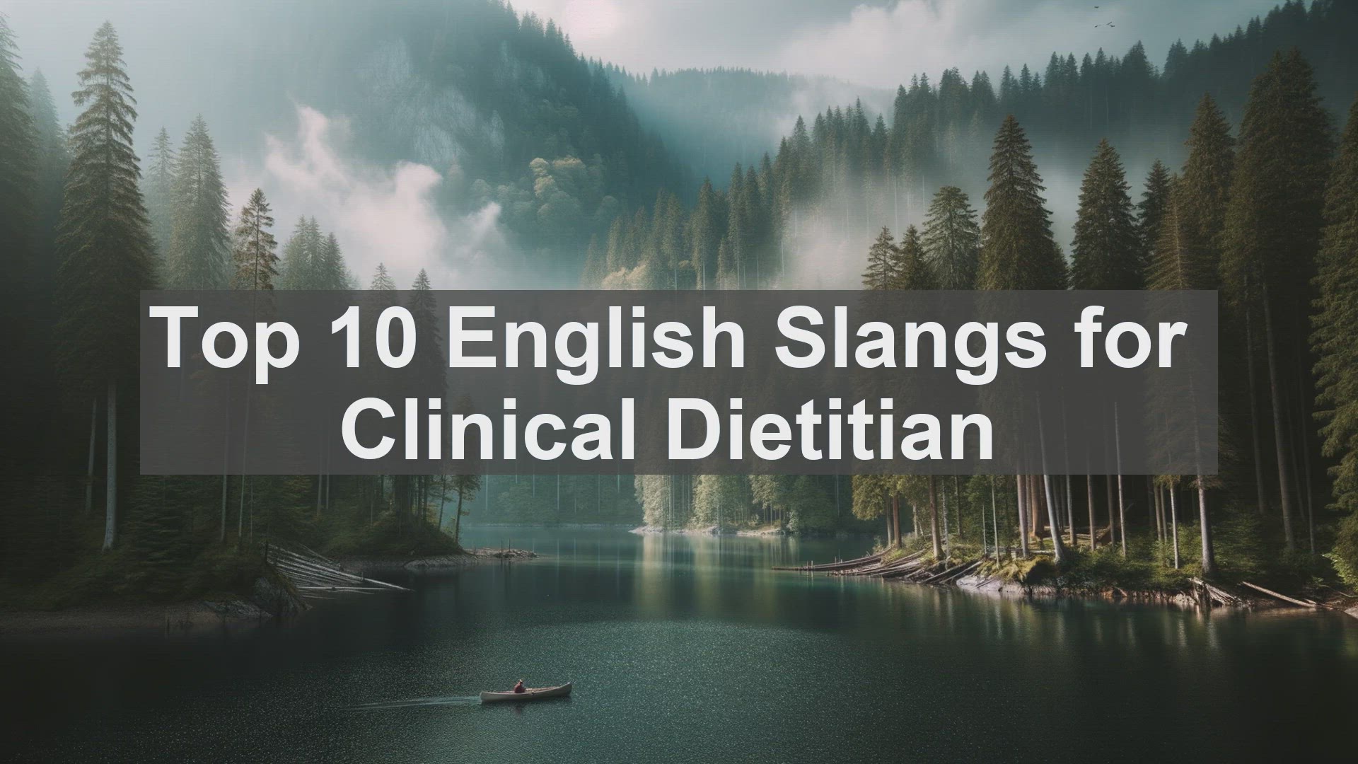 'Video thumbnail for Top 10 English Slangs for Clinical Dietitian'