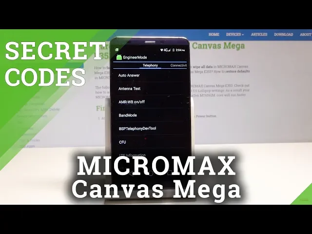 Video thumbnail for MICROMAX Canvas Mega Secret Codes / Hidden Modes