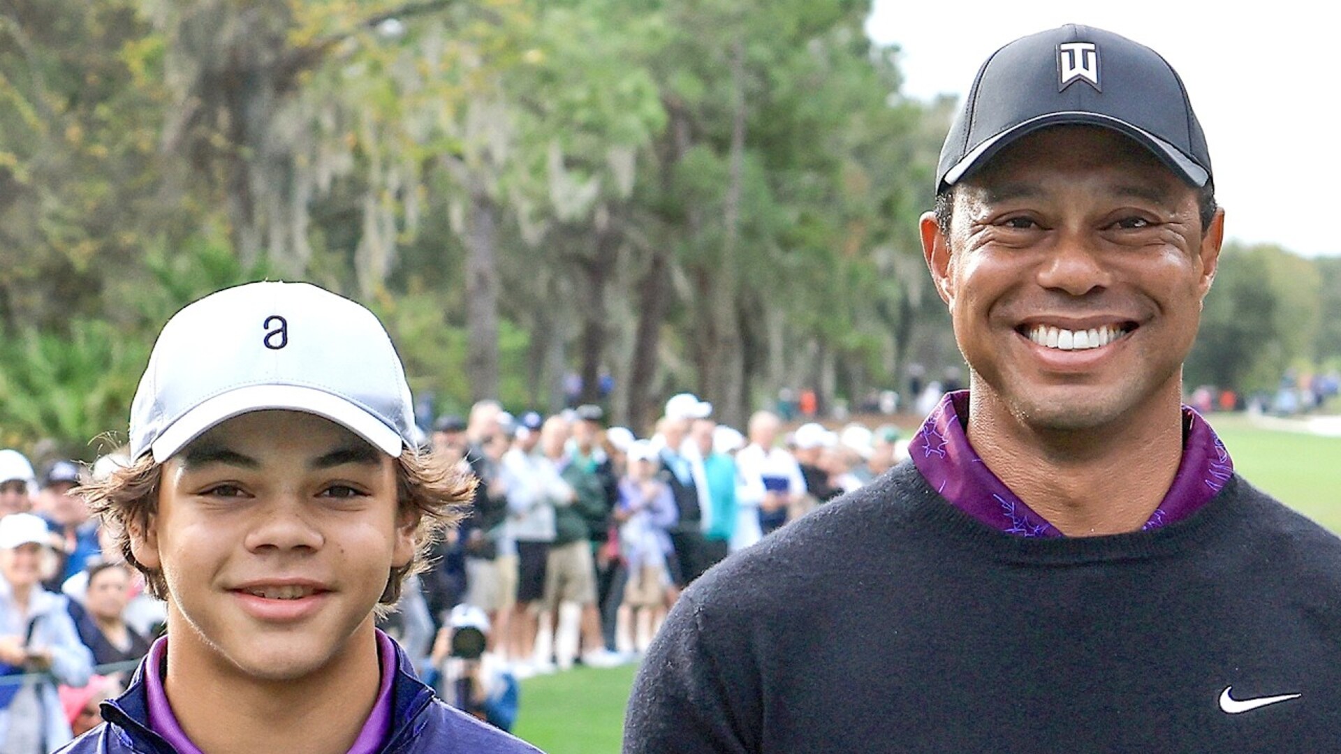 Video thumbnail for The Transformation Of Tiger Woods' Son Has Head Turning