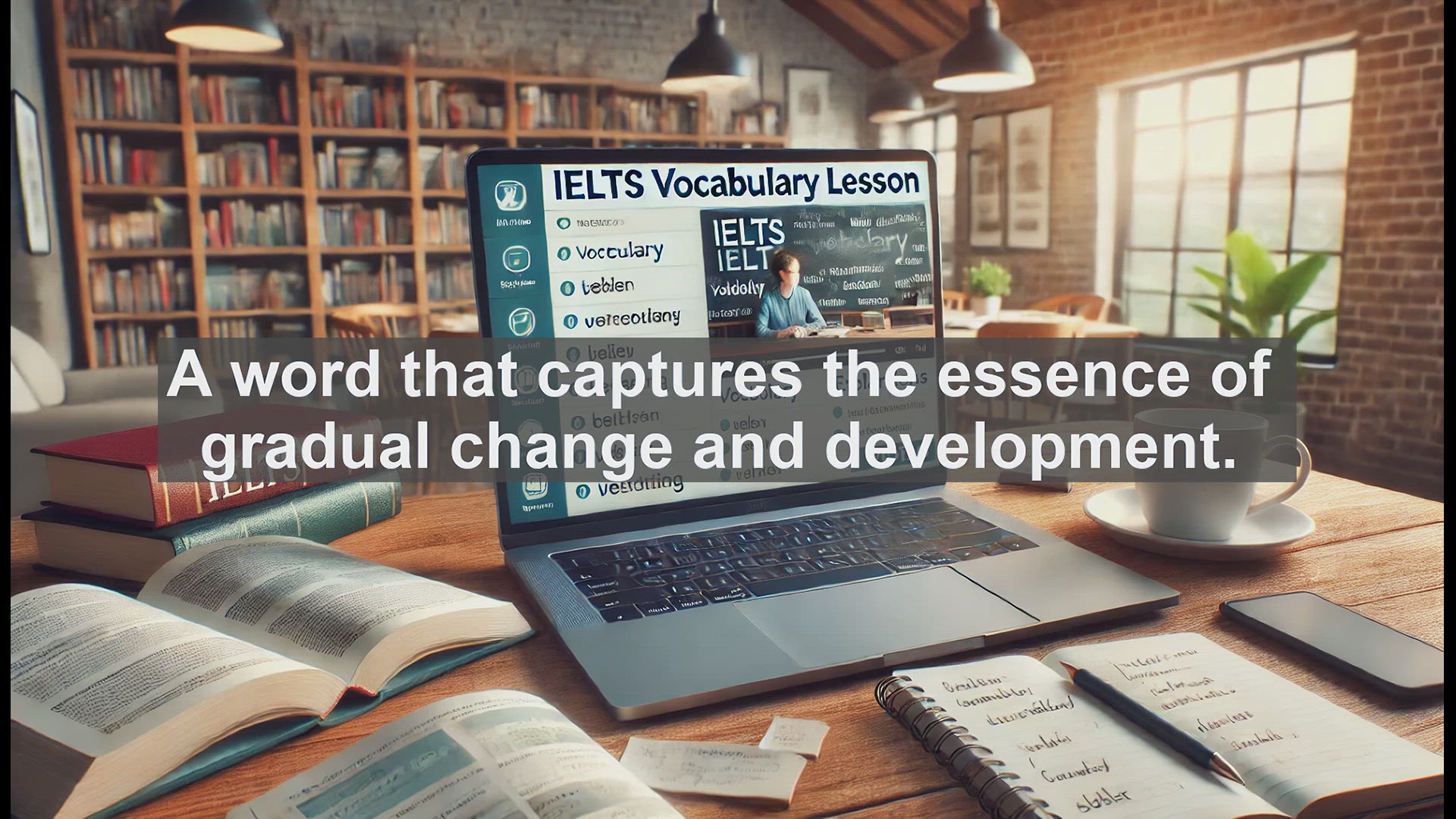 'Video thumbnail for 2500 Must Know IELTS 6.5 Vocabulary - Evolution: Boost Your IELTS Vocabulary'