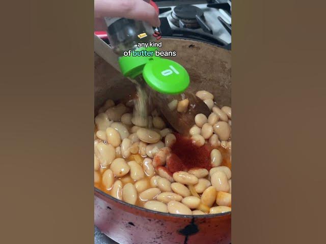 'Video thumbnail for Harissa and Feta Baked Beans! #beanrecipe #cooking'