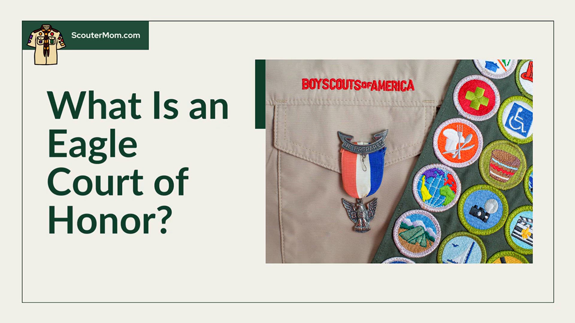 'Video thumbnail for What Is an Eagle Scout Court of Honor?'