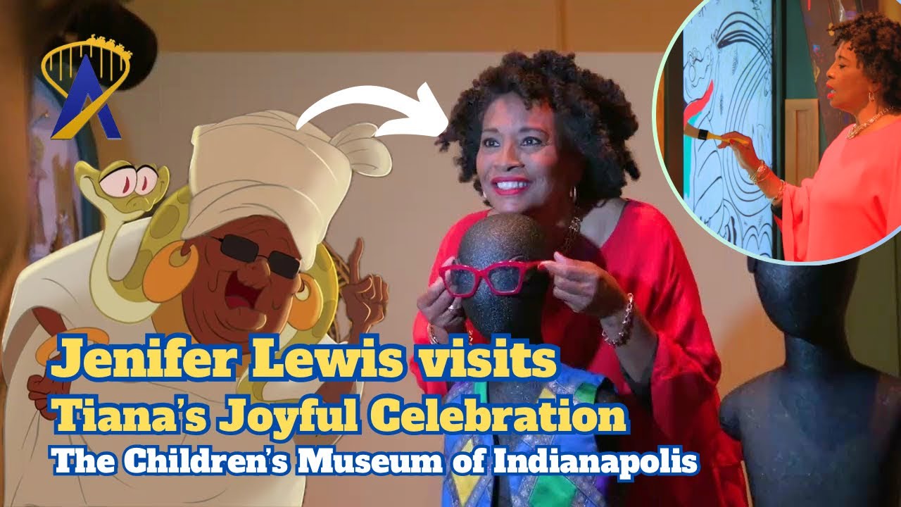 Video thumbnail for Jenifer Lewis Brings Pure Magic to the First Princess Tiana Exhibit!