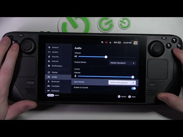 Video thumbnail for Steam Deck - How To Change Default Audio Input Microphone Device