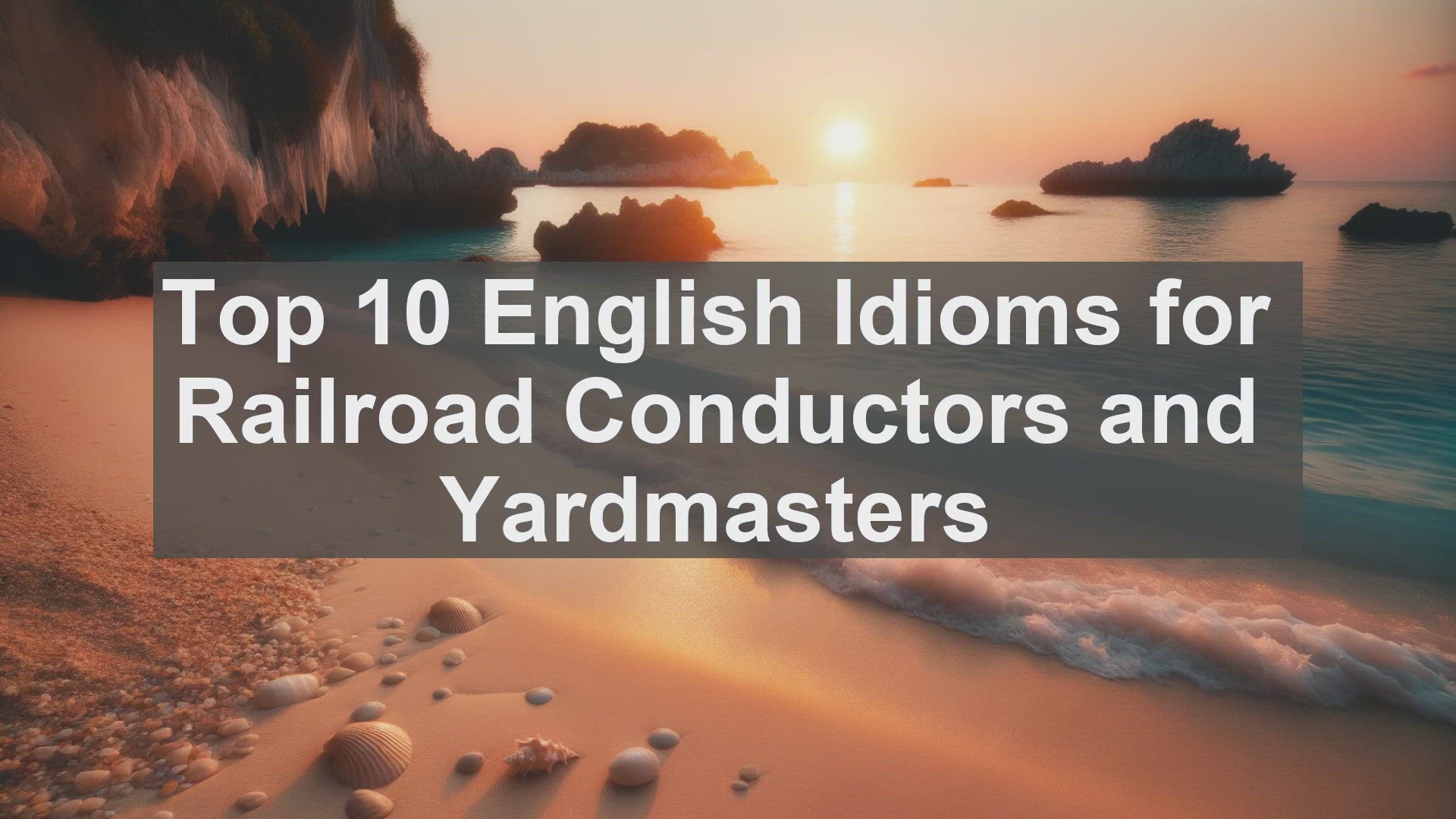 'Video thumbnail for Top 10 English Idioms for Railroad Conductors and Yardmasters'