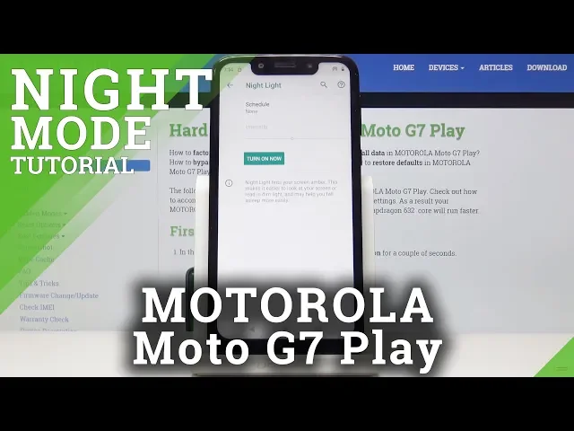 Video thumbnail for How to Activate Night Mode in MOTOROLA Moto G7 Play - Eye Protection Mode