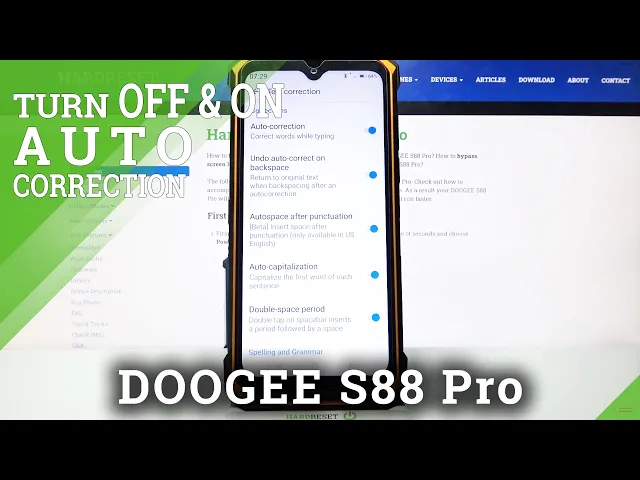Video thumbnail for How to Disable Keyboard Features on DOOGEE S88 Pro – Turn On Auto-Correction
