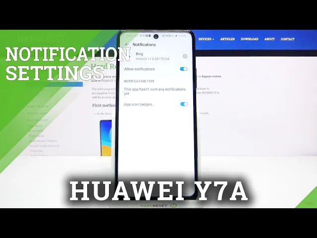 Video thumbnail for How to Turn Off App Notifications on HUAWEI Y7A – Disable Notifications