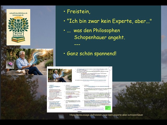 Video thumbnail for Freistein: "Kein Experte, aber überrascht" - Apotheken-"Scherz", Stachelschweine und "Das Göttliche"