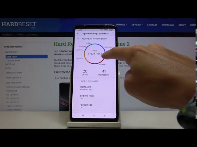 Video thumbnail for How to Find Screen Time in Asus ROG Phone 2 - Screen Time Statistics