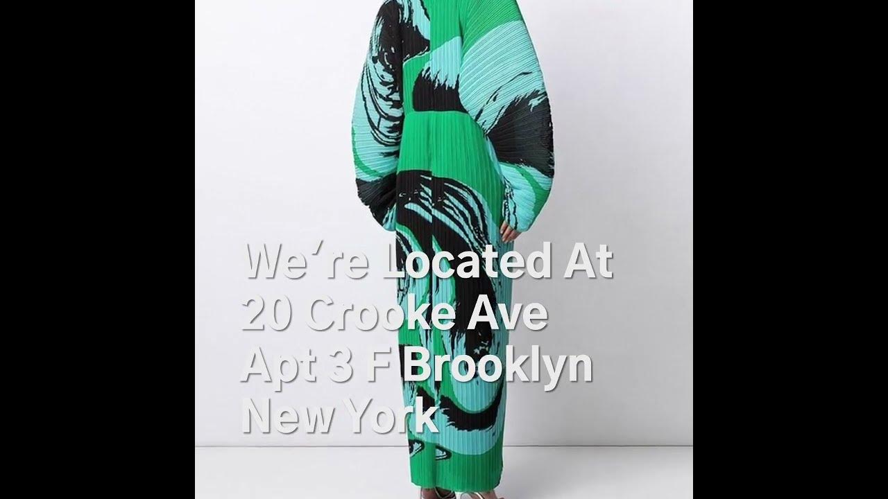 Video thumbnail for Miyake Pleated Printed Dress Summer New Loose Large Size Long-Sleeved Women's Skirt Is Thin And ...