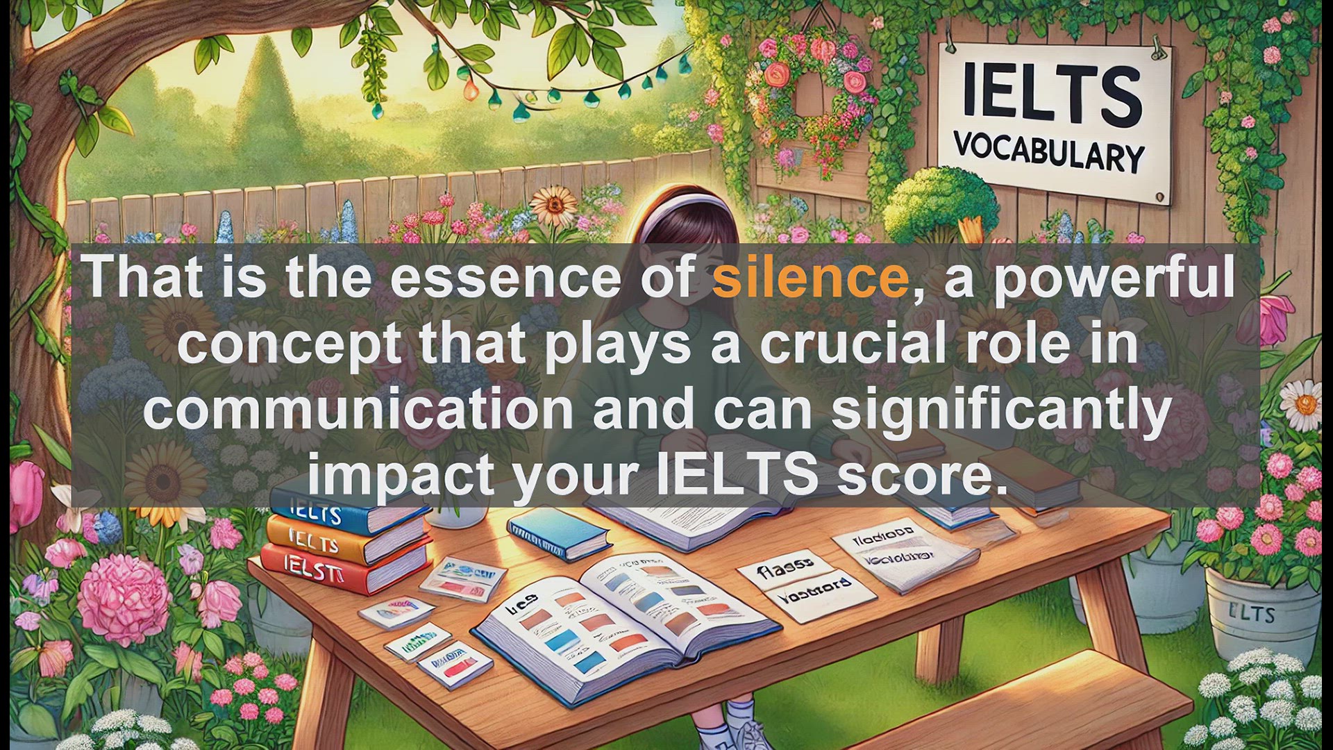 'Video thumbnail for 2500 Must Know IELTS 6.5 Vocabulary - Mastering 'Silence' for IELTS: Boost Your Vocabulary and Score'