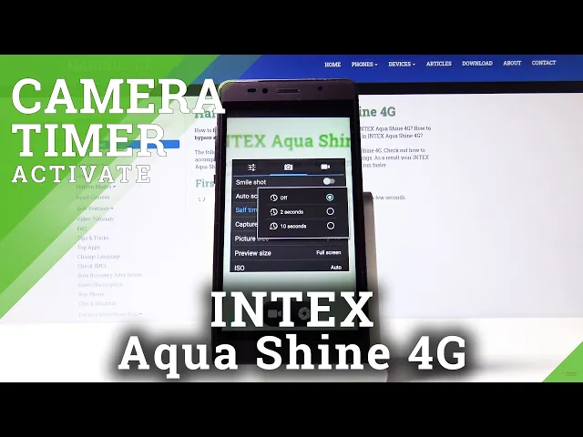 Video thumbnail for How to Set Up Camera Timer in INTEX Aqua Shine 4G – Camera Settings
