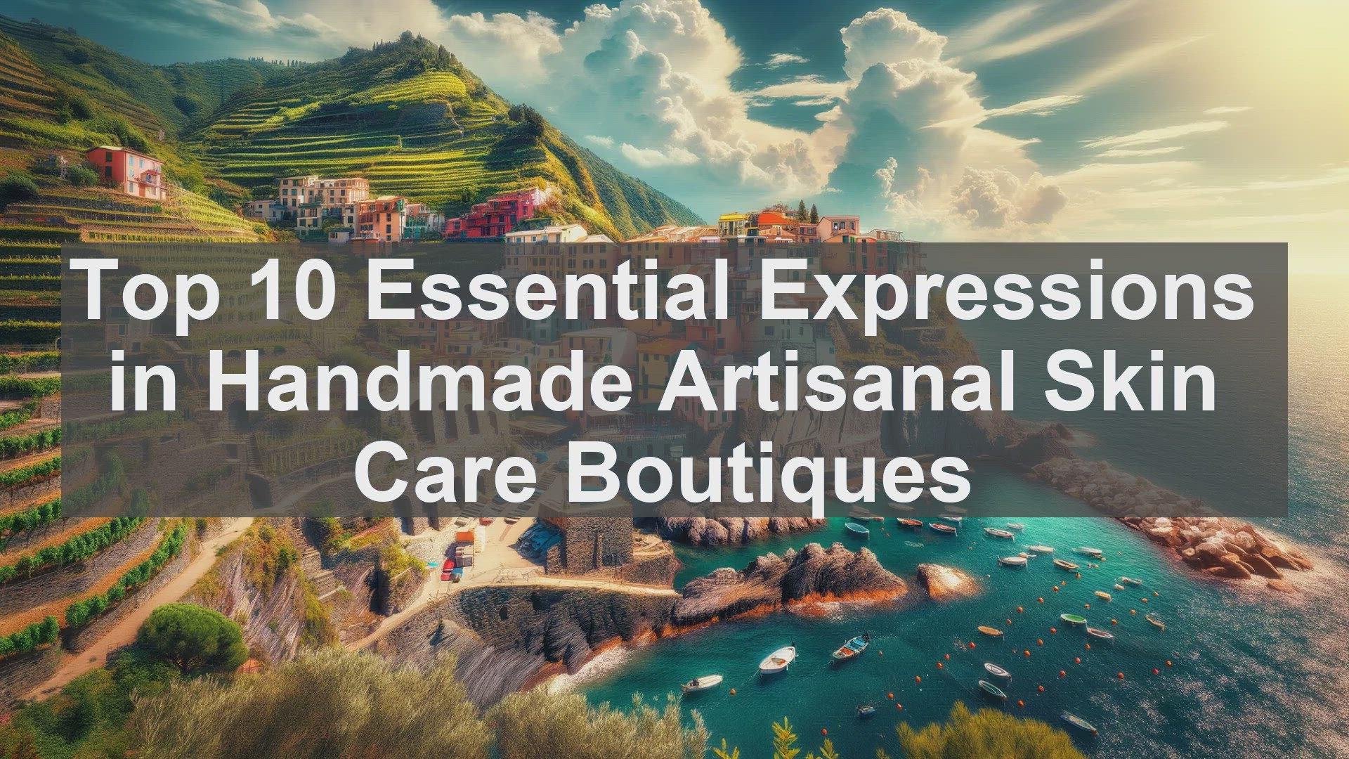 'Video thumbnail for Top 10 Essential Expressions in Handmade Artisanal Skin Care Boutiques'