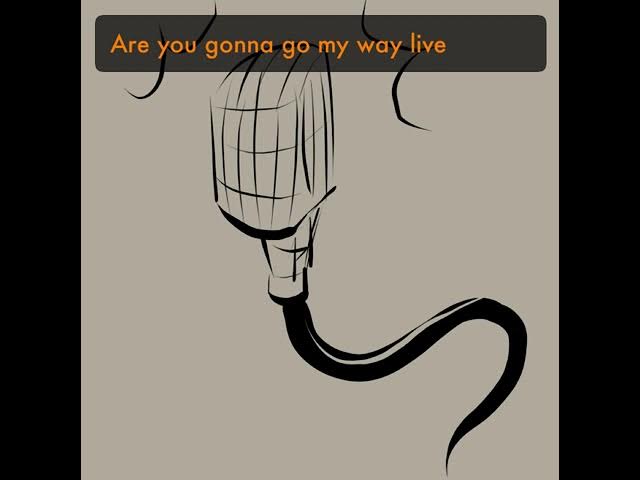 Video thumbnail for Are you gonna go my way live