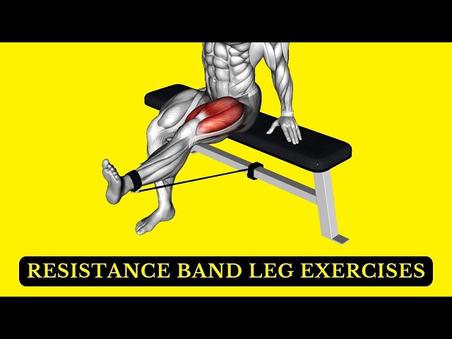 Video thumbnail for Best Resistance Band Leg Exercises for Strength & Tone