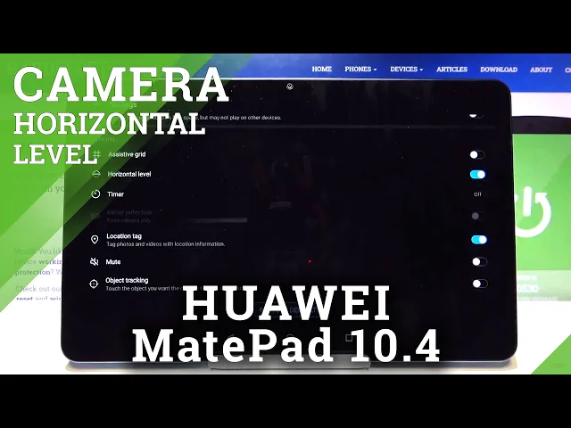 Video thumbnail for How to Turn On Camera Leveler on HUAWEI MatePad 10.4 New Edition - Enable Camera Level Line