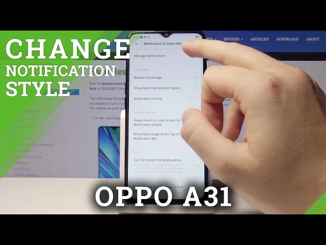Video thumbnail for How to Change Notification Settings in OPPO A31 2020 – Notification Bar Options