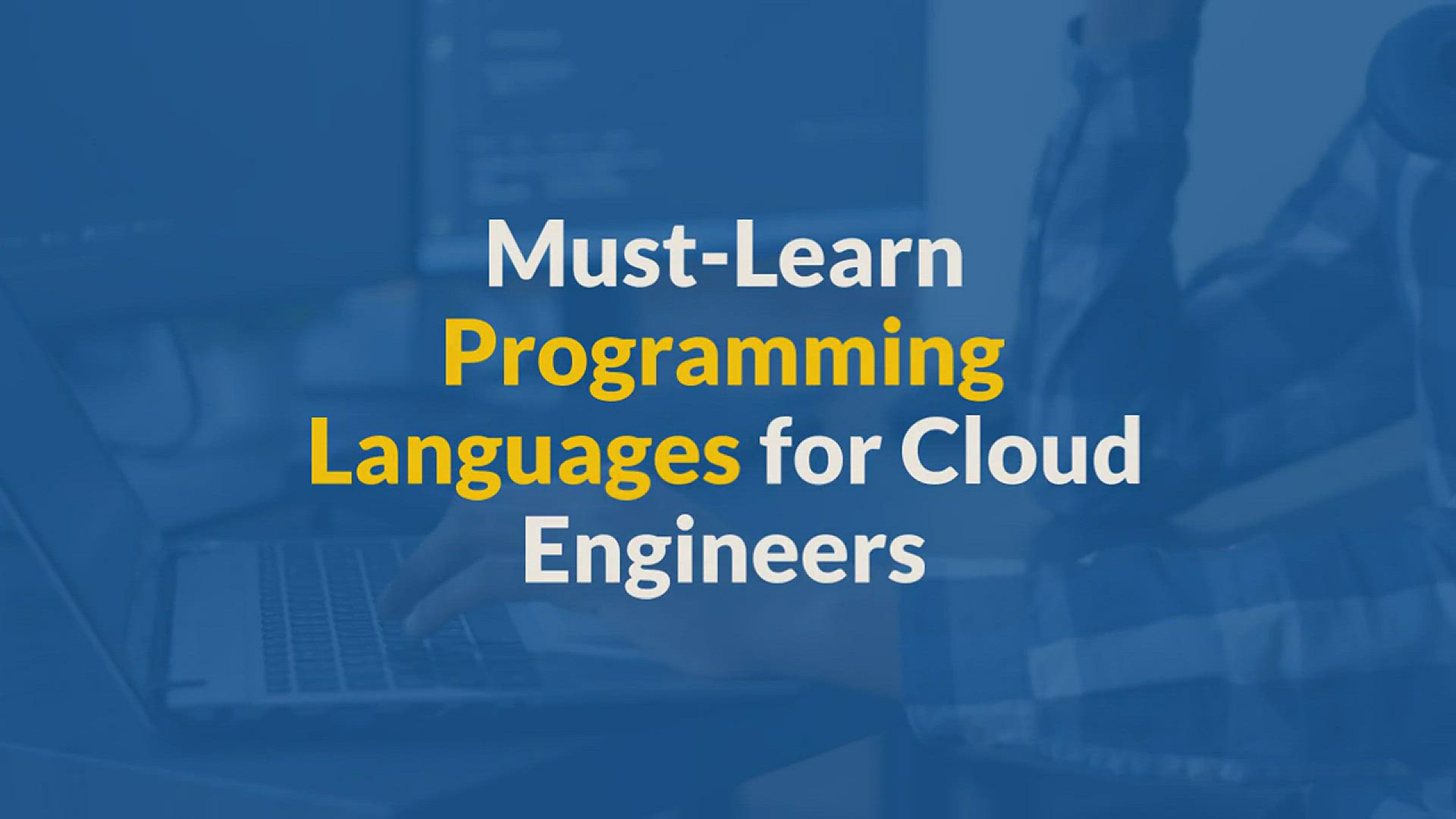 'Video thumbnail for 5 Programming Languages For Every Cloud Engineer to Learn'