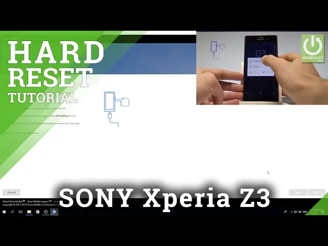 Video thumbnail for Hard Reset SONY Xperia Z3 - Bypass Screen Lock / Repair SONY