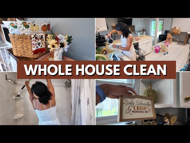 Video thumbnail for 1 Hour WHOLE HOUSE Clean With Me + Declutter for Fall 2026