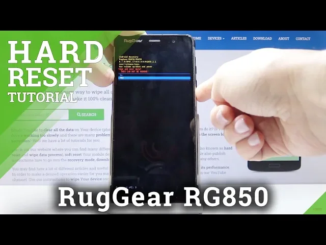 Video thumbnail for Hard Reset RugGear RG850 – Skip Screen Protection