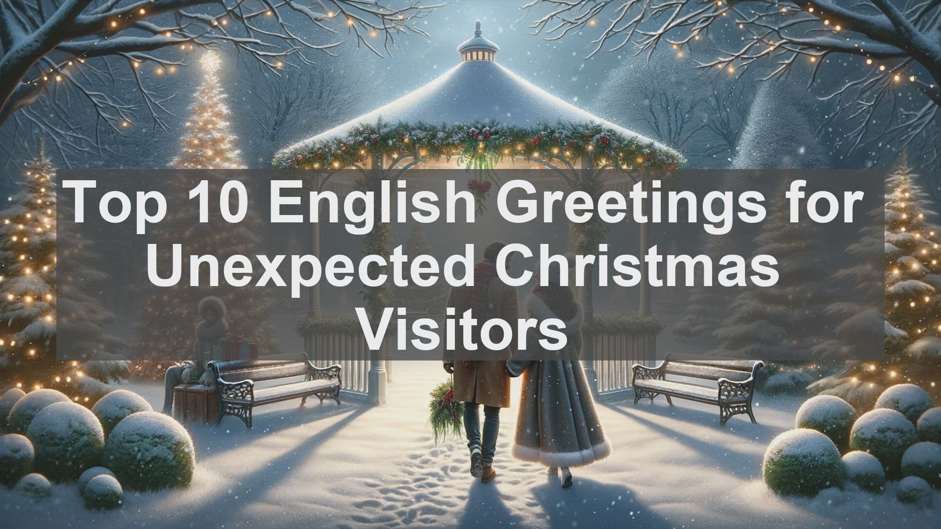 'Video thumbnail for Top 10 English Greetings for Unexpected Christmas Visitors'