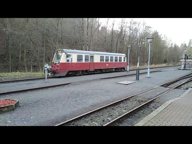 Video thumbnail for Harzer Schmalspurbahn - Dieseltriebwagen von Alexisbad nach Harzgerode