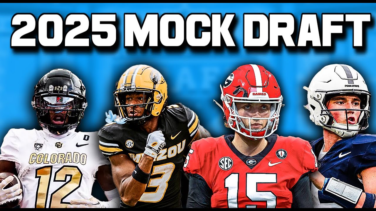 Video thumbnail for WAY Too Early 2025 NFL Mock Draft