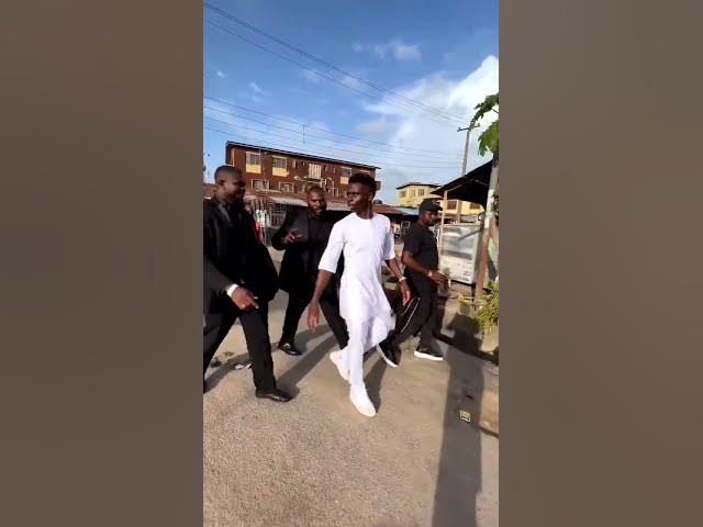 Video thumbnail for Bukayo Saka returns home, walks the street of Lagos, Nigeria #arsenal #shorts