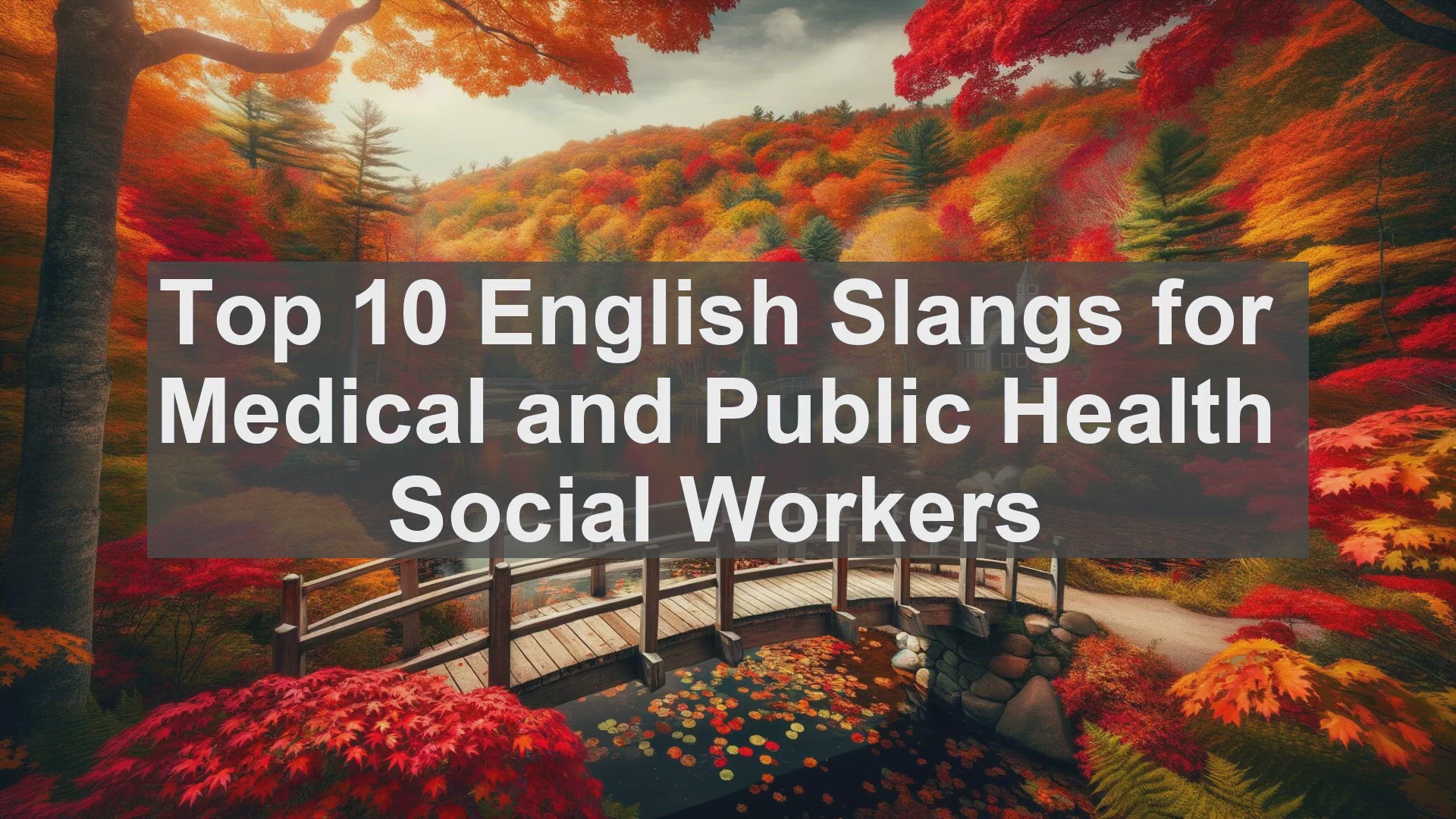 'Video thumbnail for Top 10 English Slangs for Medical and Public Health Social Workers'