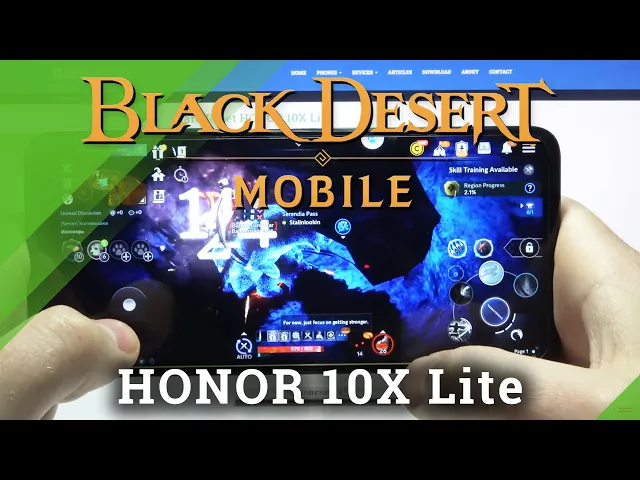 Video thumbnail for Honor 10X Lite - Black Desert Mobile Game & Settings