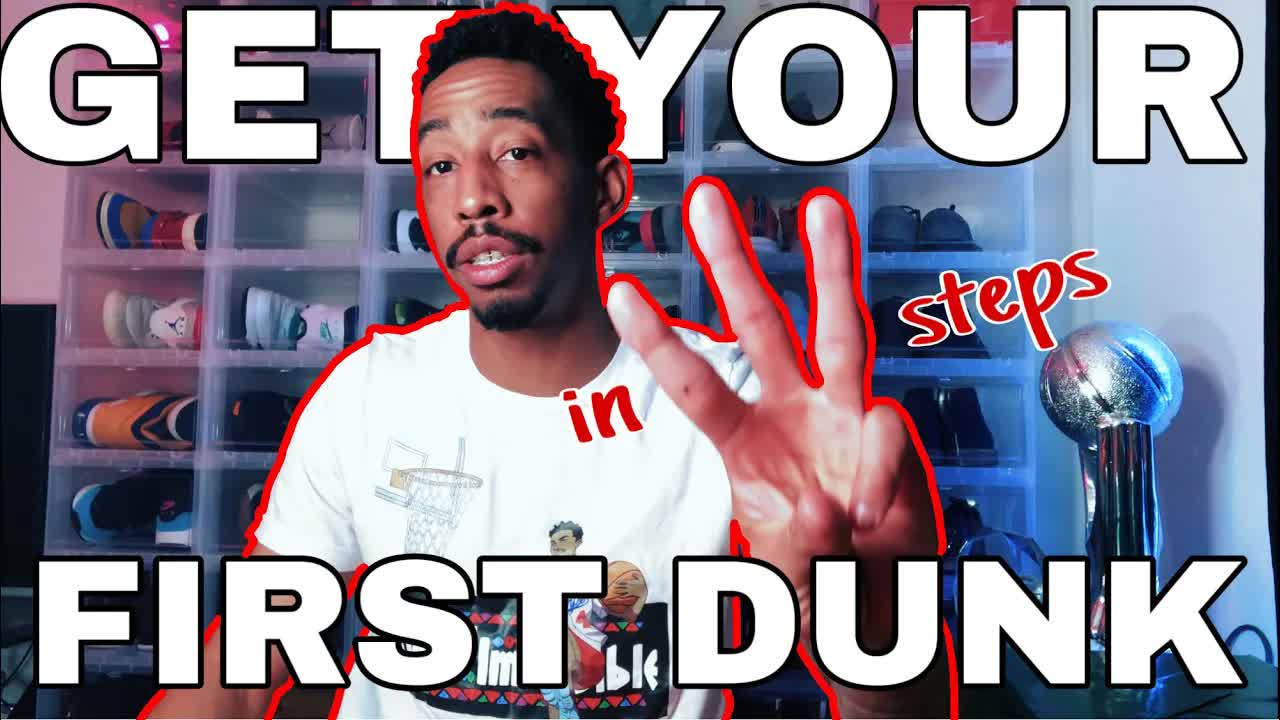 Video thumbnail for How to Dunk get your 1st Dunk in 3 Steps