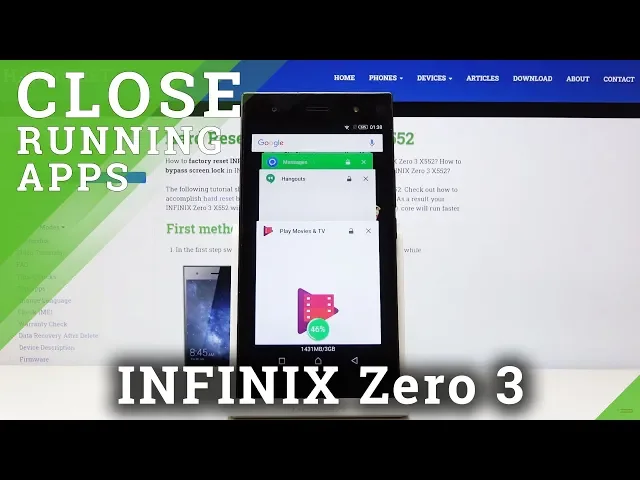 Video thumbnail for How to Turn Off Running Apps in INFINIX Zero 3 – Close Background Apps