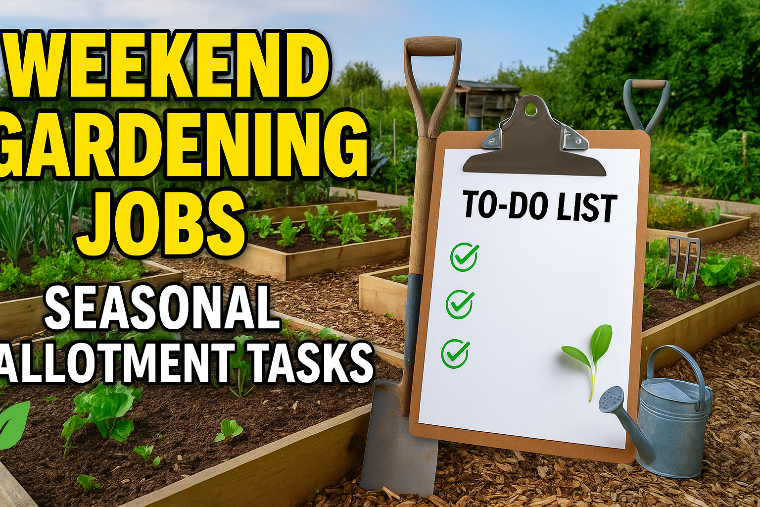 Video thumbnail for 🎥 ✅ Weekend Gardening Jobs & Allotment Tasks 🌿🧤 | Seasonal Plot To-Do List & Tips