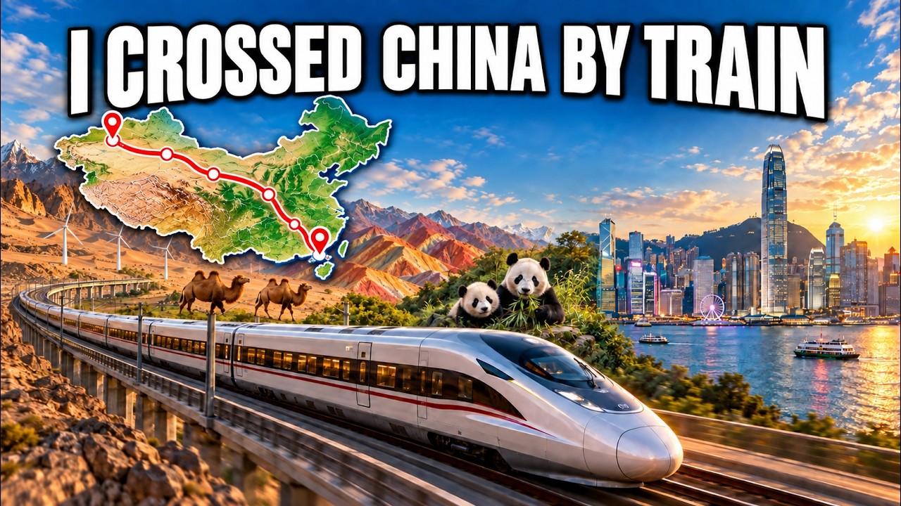 Video thumbnail for I Crossed China by Train in 14 Days! Kazakhstan Border to Hong Kong