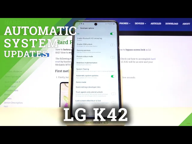 Video thumbnail for LG K42 and Updates - Enable Automatic System Updates