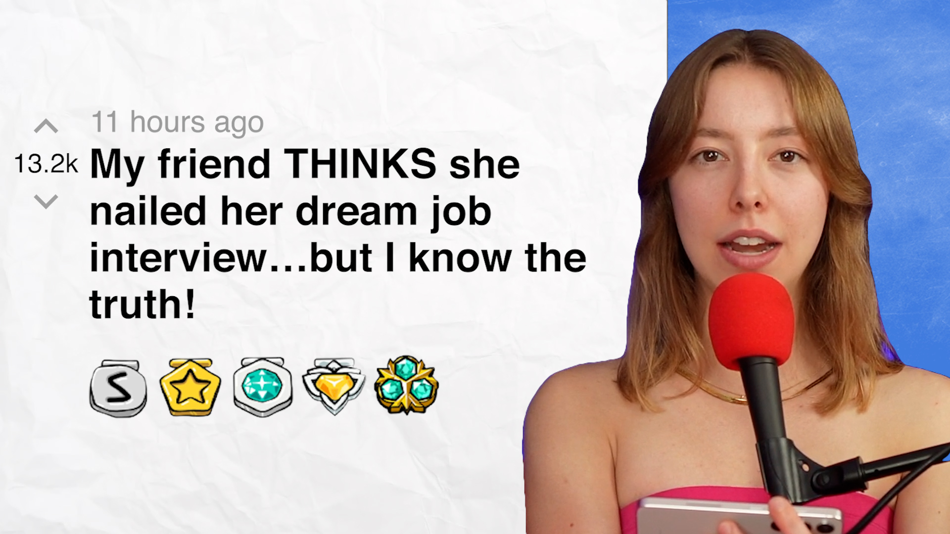 Video thumbnail for My friend THINKS she nailed her dream job interview…but I know the truth! - r/relationships | Reddit Stories