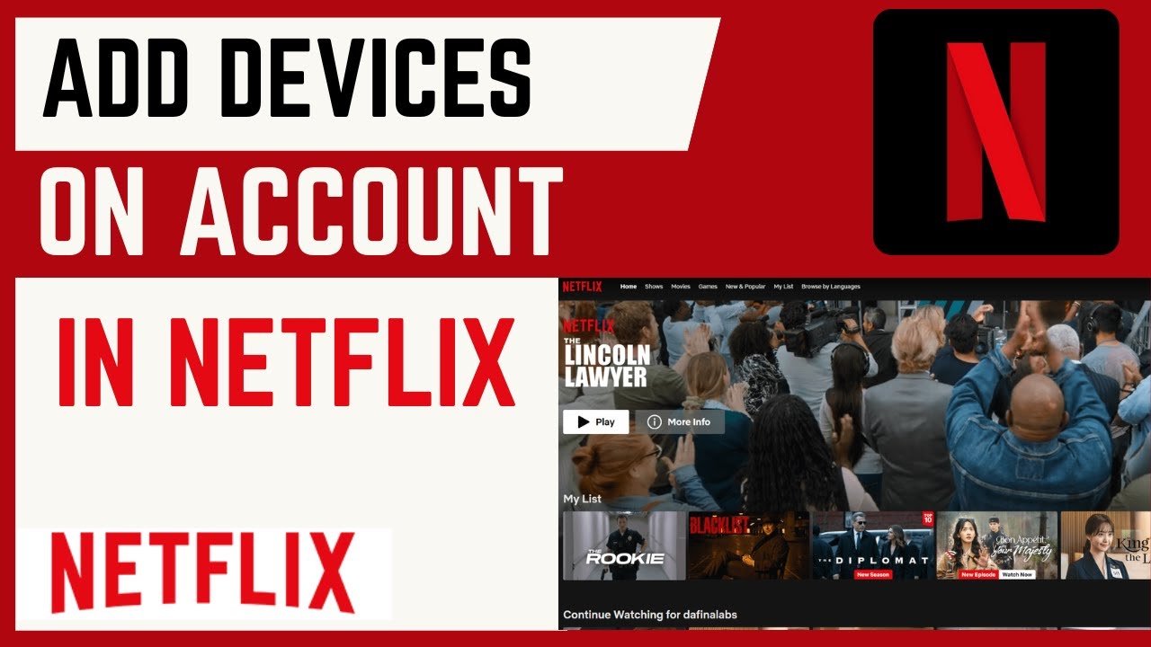 Video thumbnail for How To Add New Device On Netflix Account