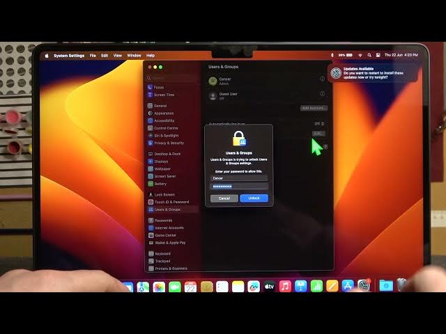 Video thumbnail for How To Enable & Disable Auto Login To Account On Macbook Air M2 2023