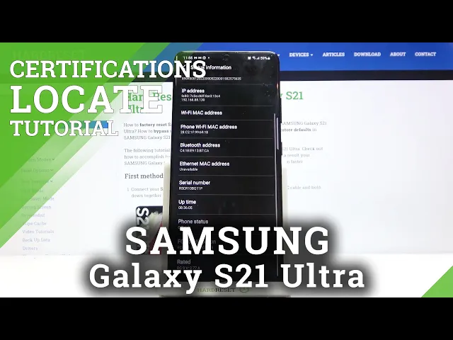 Video thumbnail for How to Locate FCC Certification in SAMSUNG Galaxy S21 Ultra – Verify FCC Mark