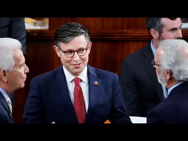 Video thumbnail for Democrats Go Ballistic Over Speaker Johnson's First Legislative Move