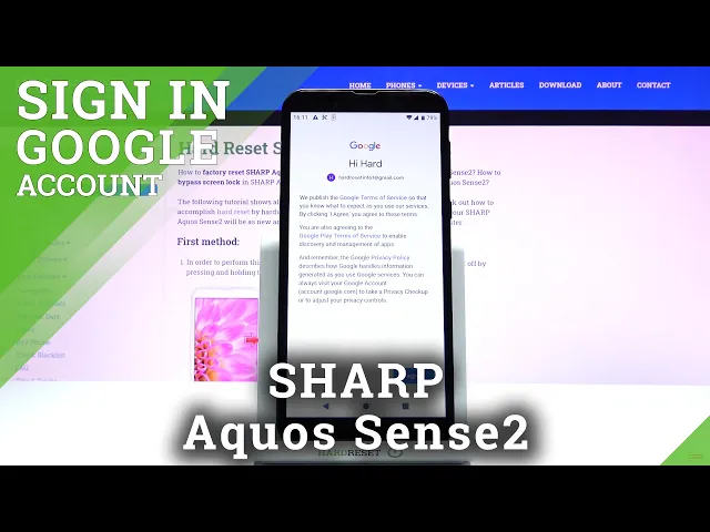 Video thumbnail for How to Add & Remove Google Account in SHARP Aquos Sense2 – Manage Google Account