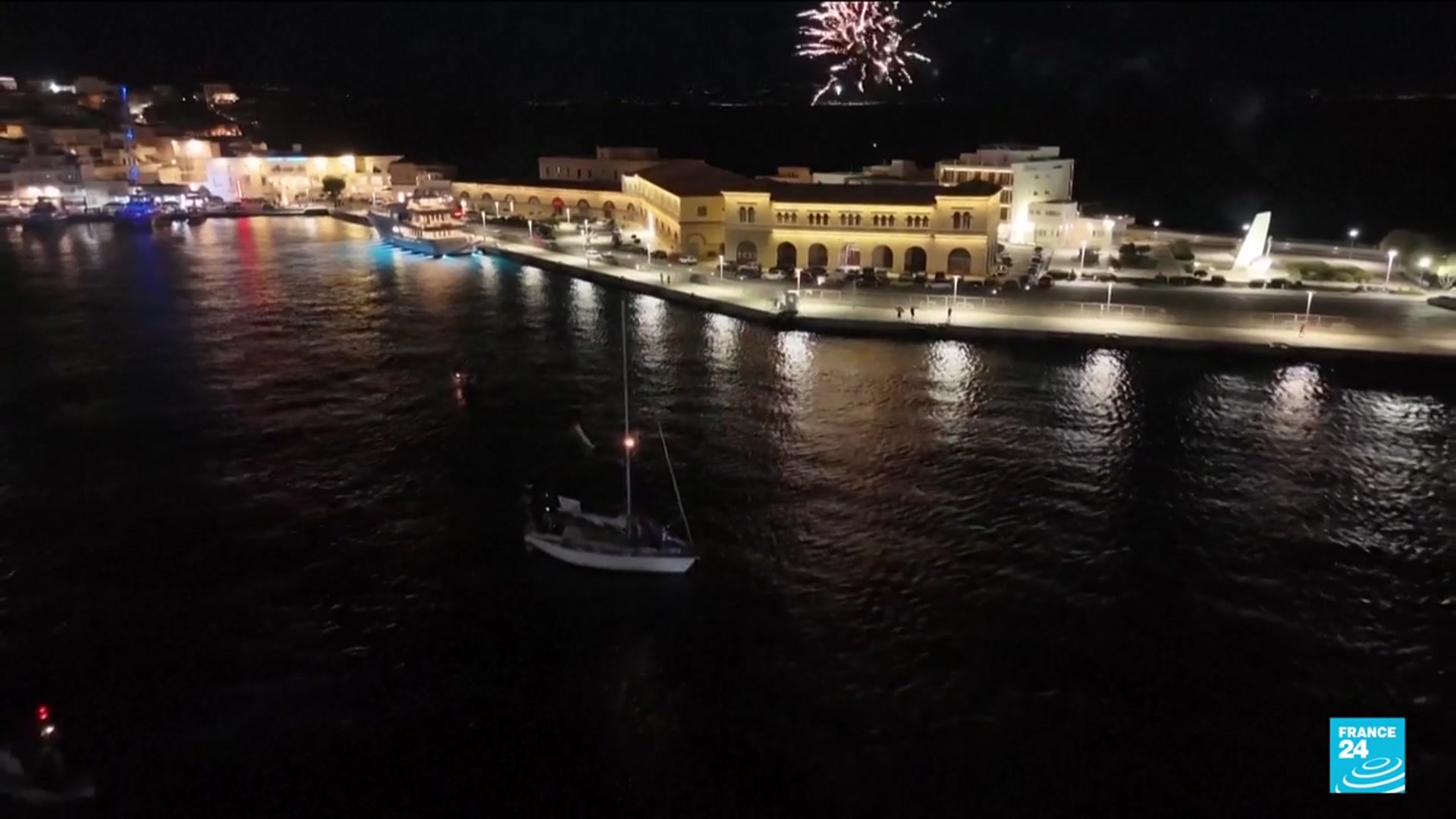 'Video thumbnail for Mandela’s grandson joins flotilla carrying aid to Gaza'