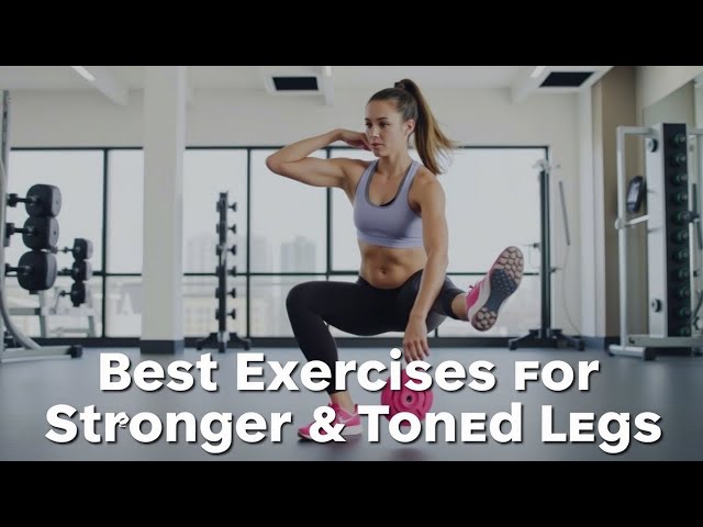 Video thumbnail for 🔥 Best Exercises for Stronger & Toned Legs | Leg Workout for Strength & Definition
