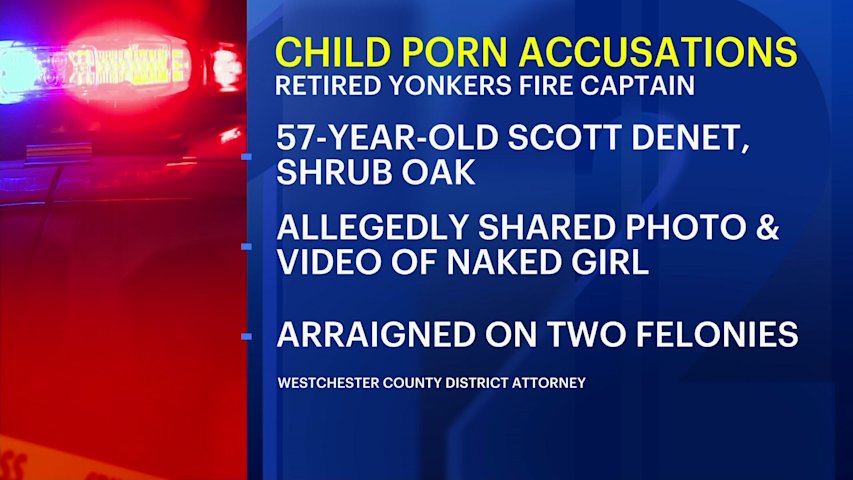 Video thumbnail for Retired Yonkers fire captain faces child sexual abuse material charges.